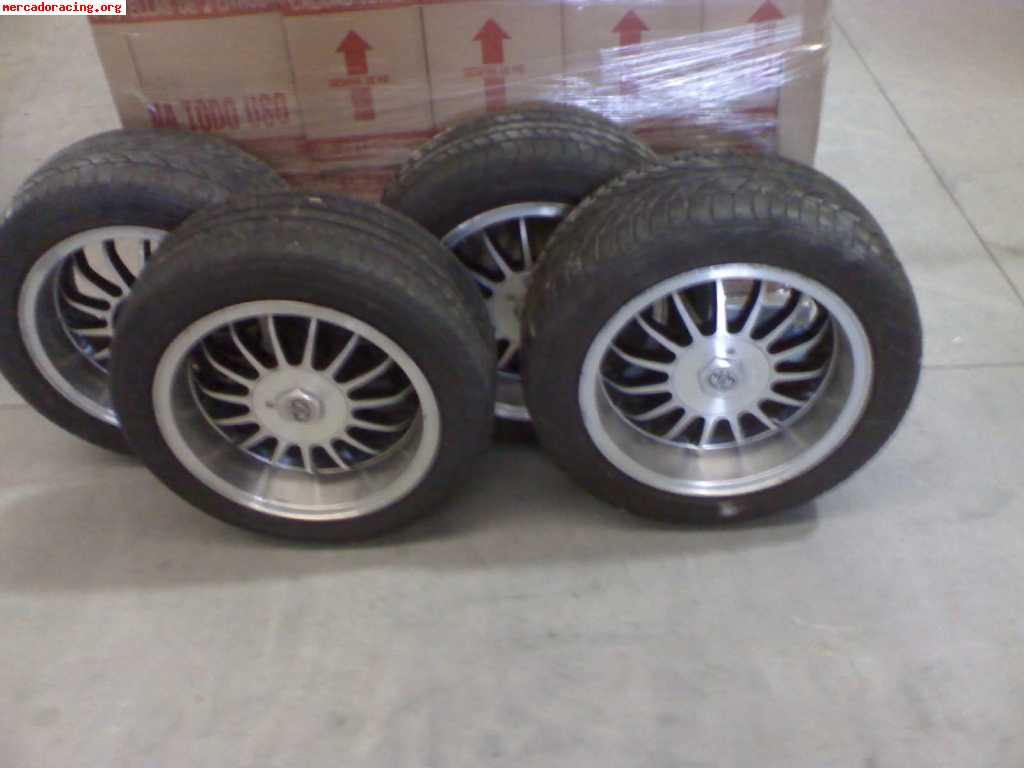 Vendo 4 llantas de 7 x 15 para seat, fiat.