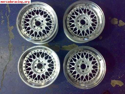 Bbs rs 070 7x15 et16 buje 4x100 como nuevas para bmw e30, go