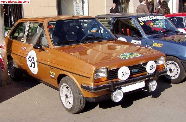 Ford fiesta mk-1 del 1977 regularidad