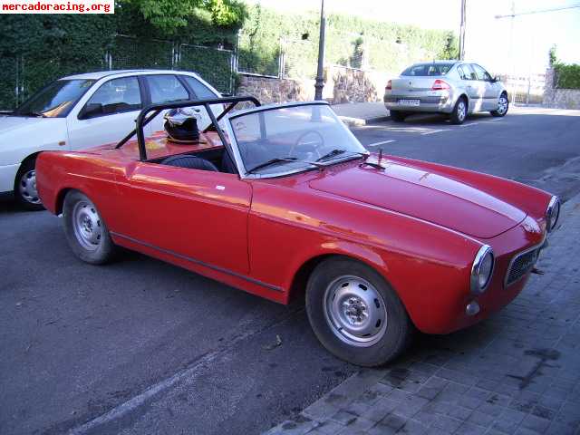 Barchetta fiat 1500 cabrio de 1961