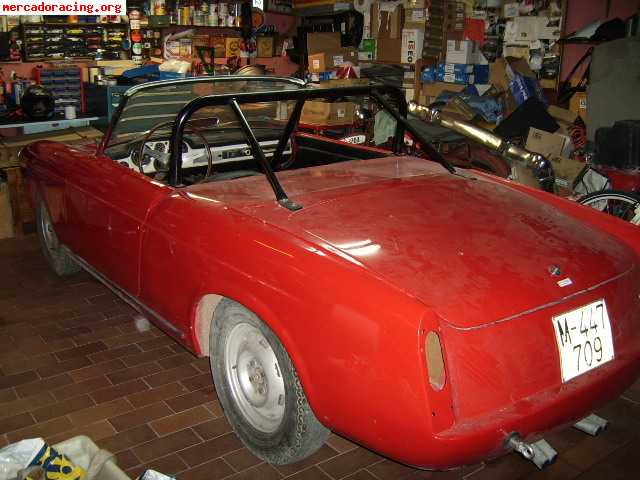 Barchetta fiat 1500 cabrio de 1961