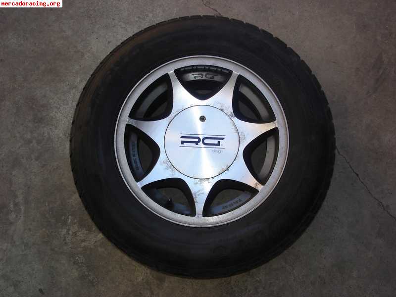 Llantas rg en 7x13 et12 r5 turbo,golf,bmw,etc..