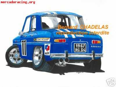 Renault 8 para montar,muy buen material.