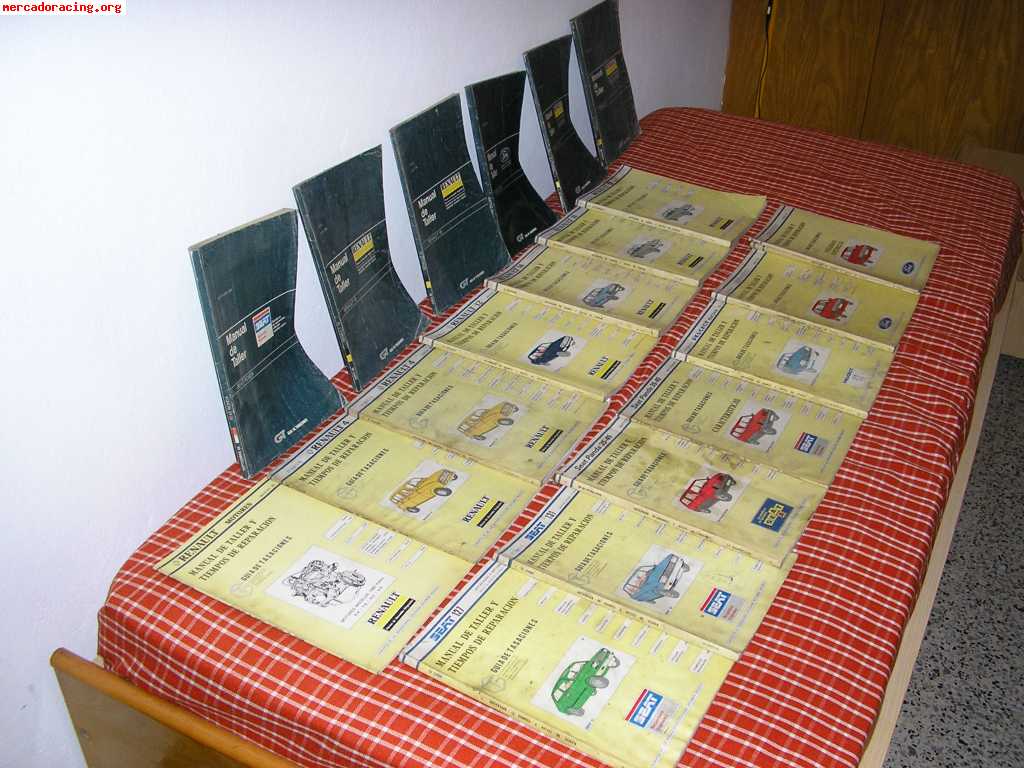 Manuales taller r4, r12,r18, 127, 131 etc...