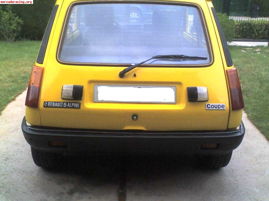 Renault 5 copa alpine atmosferico