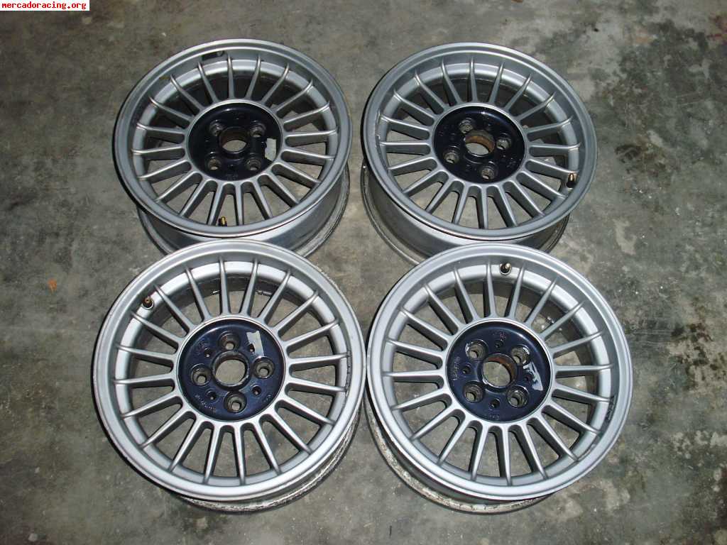 Vendo llantas oz replica alpina en 6x 15  ideales bmw e21, 2