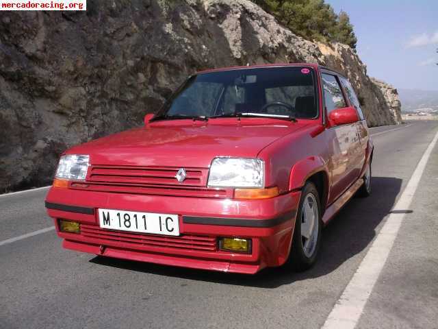 Vendo renalut 5 gt turbo f ii impecable