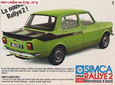 Vendo simca 1000