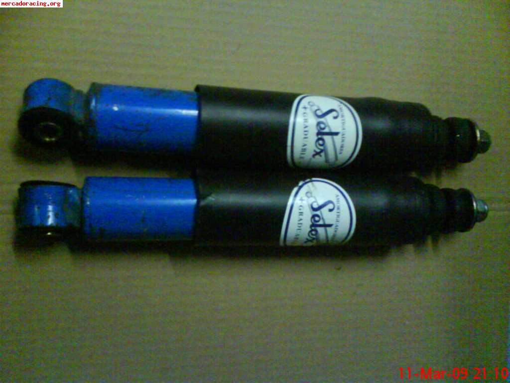 Amortiguadores selex regulables para r5 alpine o alpine turb