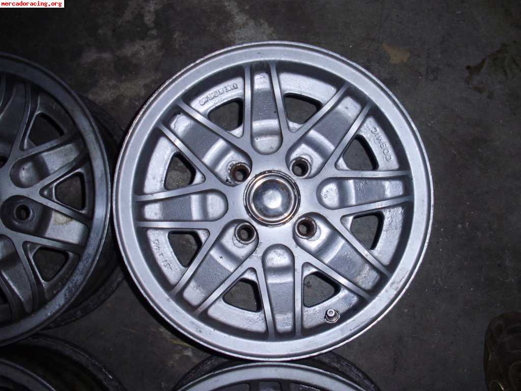 Vendo llantas cosmic 13  buje 4x100