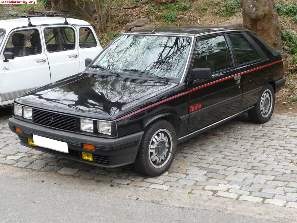 Vendo - cambio renault 11 turbo fase1 negro en barcelona (2.