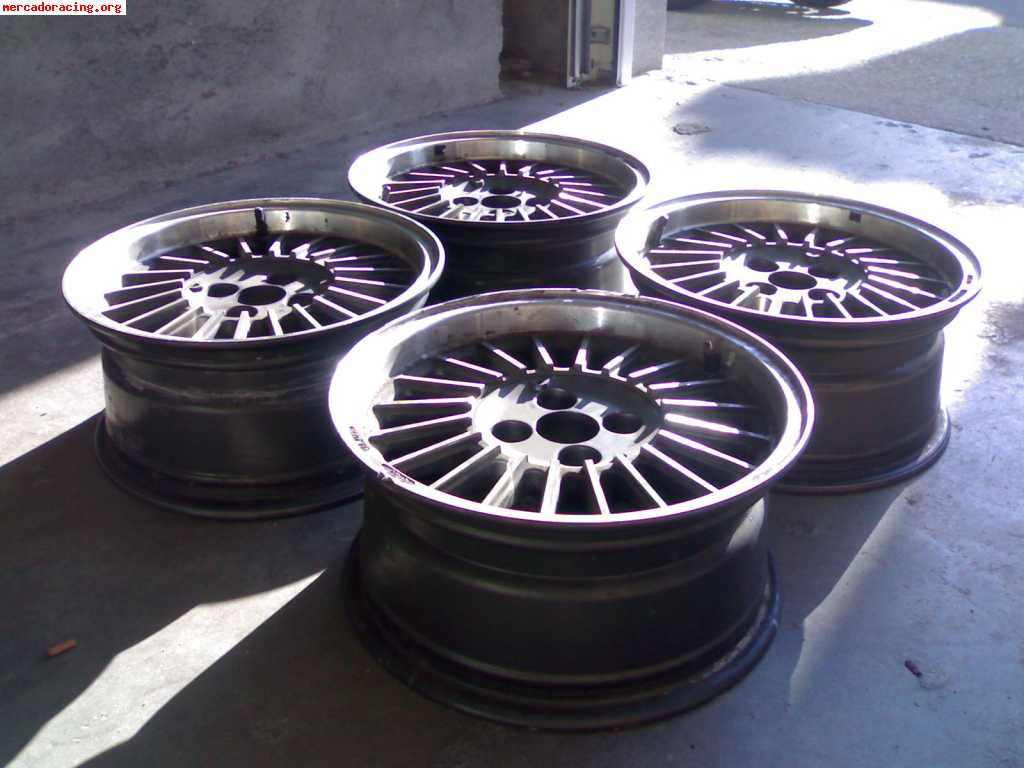 Vendo llantas tipo alpina en 7x15  et12 para bmw 2002, e21, 