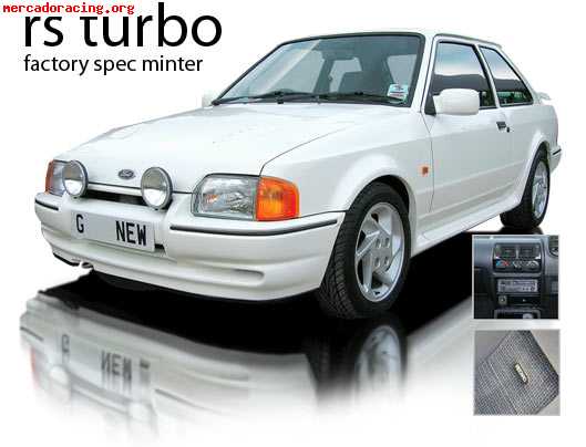 Escort rs turbo especial colección.