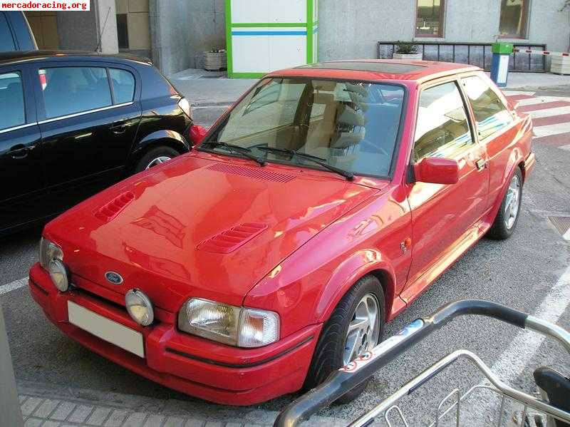 Vendo mi ford escort rs turbo (1988)