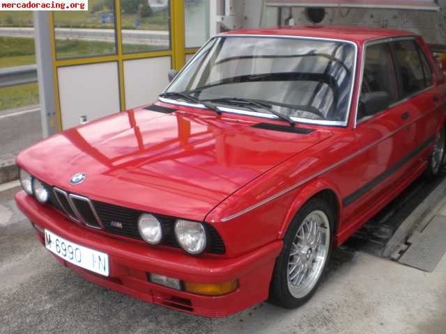 M535i año 85: motor de 24v del m5 y caja sport getrack. (290