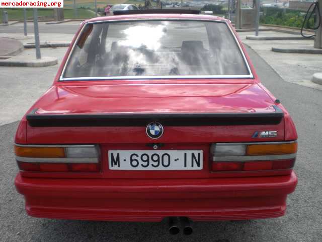 M535i año 85: motor de 24v del m5 y caja sport getrack. (290