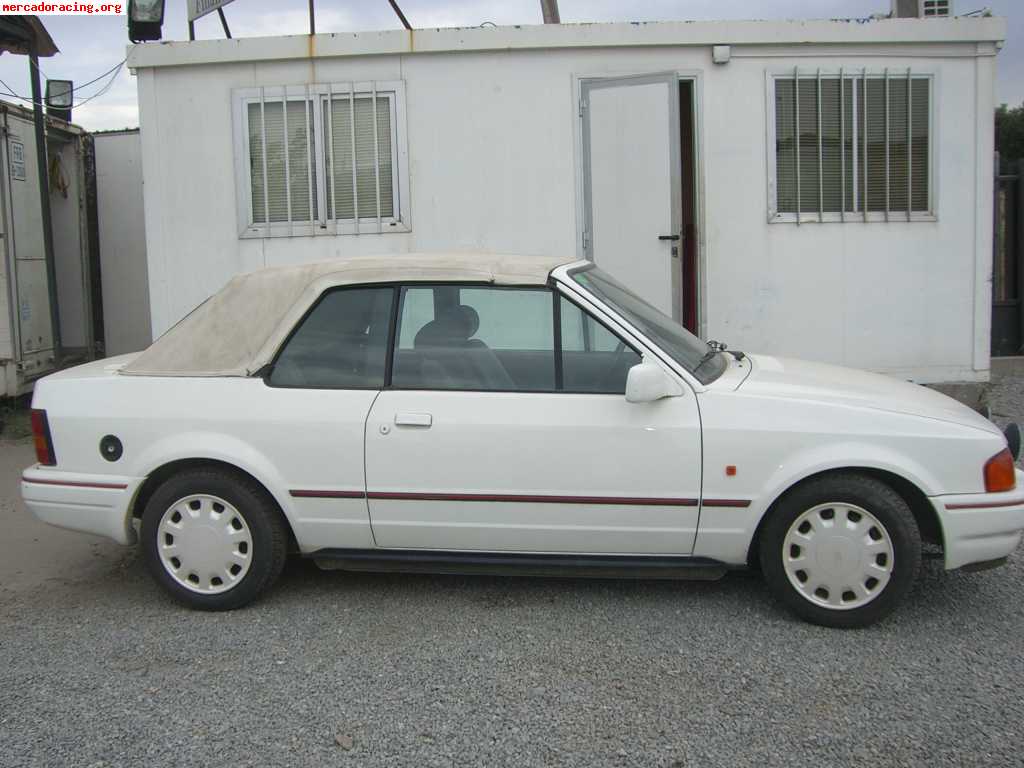 Se vende ford escort cabriolet del 90