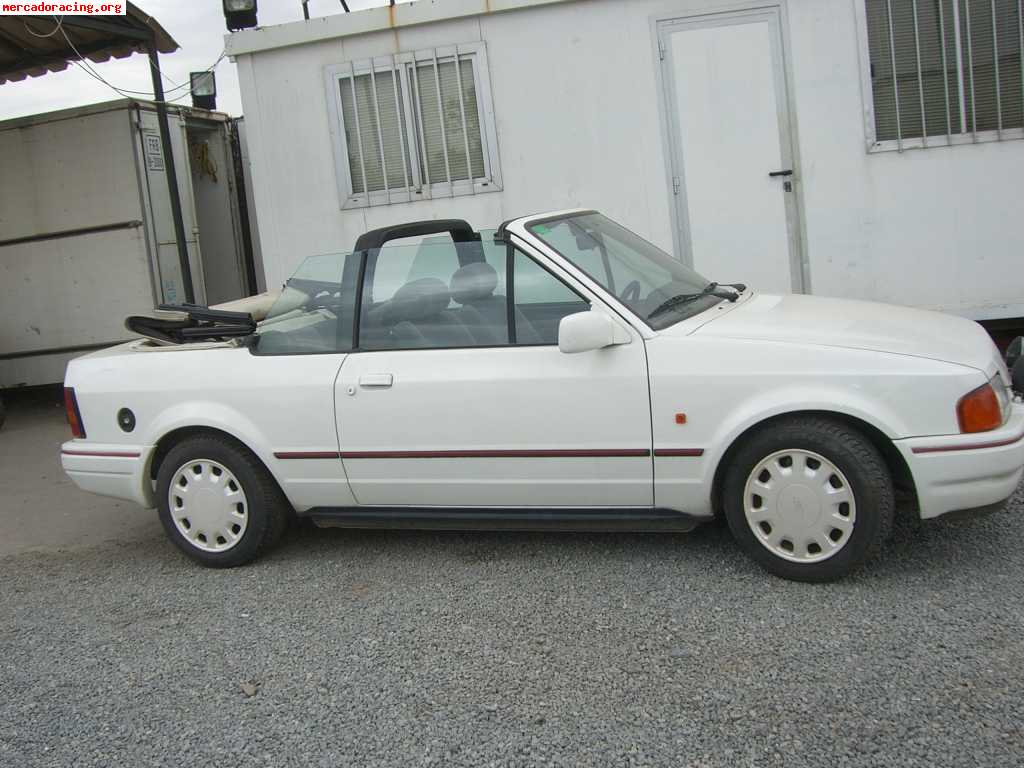 Se vende ford escort cabriolet del 90