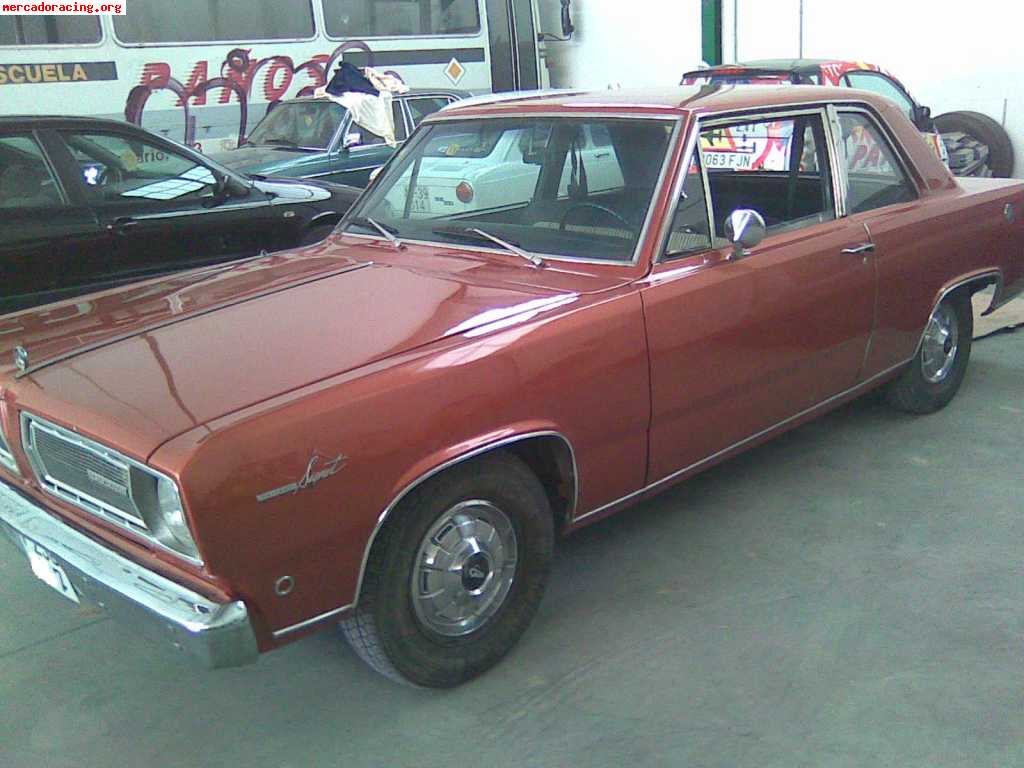 Plymouth valiant coupé año 68 ó cambio