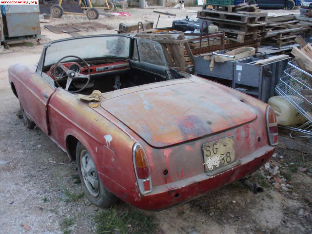 Vendo fiat 1500s spider incompleto para restaurar