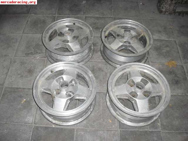 Vendo 4 llantas bwa star en 13x5  4x98 seat/fiat/simca