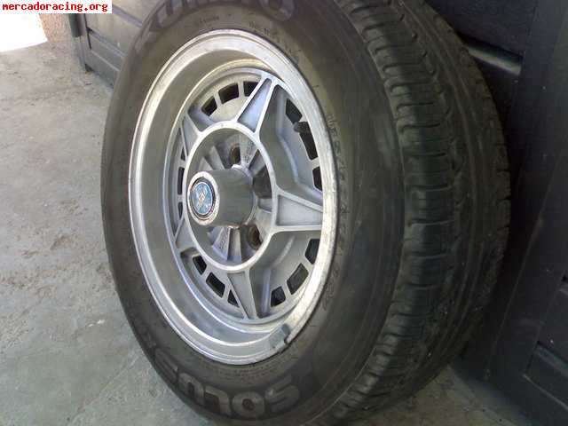 Vendo 4 llantas validas para seat 124, 1430, sport etc