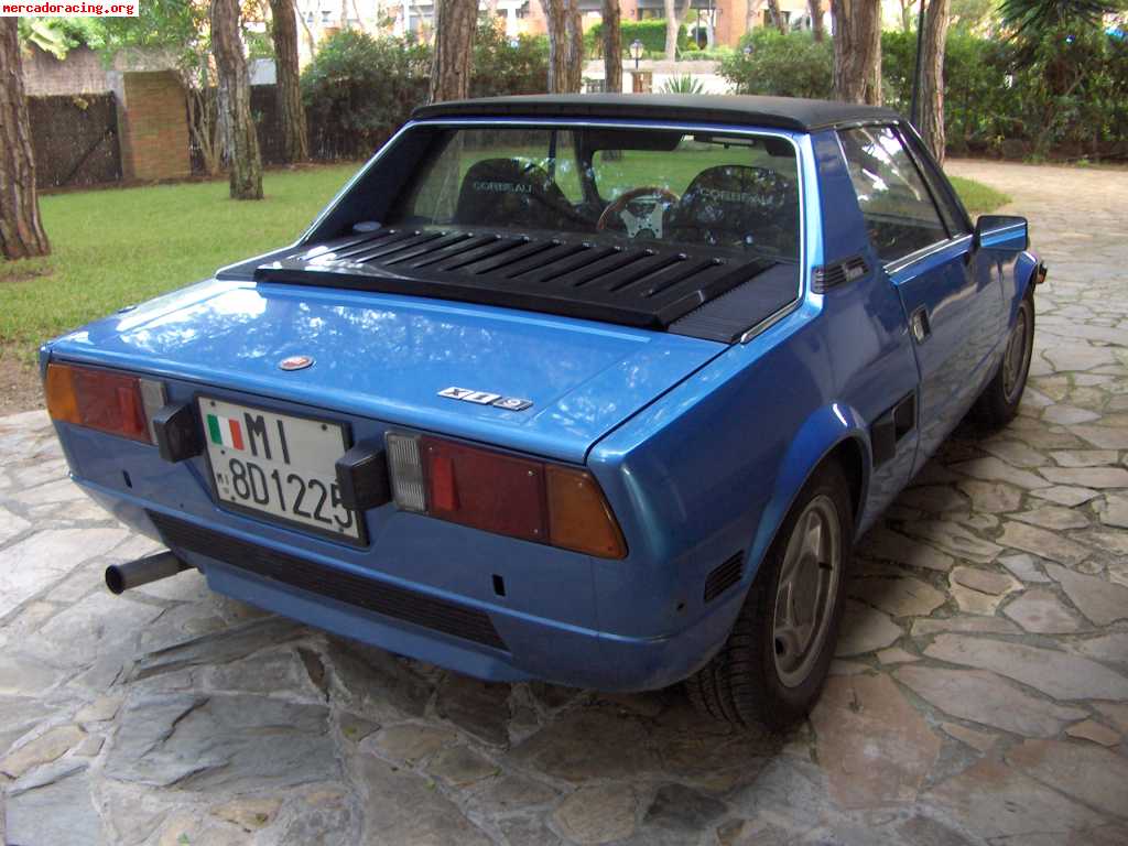 Vendo por traslado al extranjero fiat x1/9 regularidad perfe