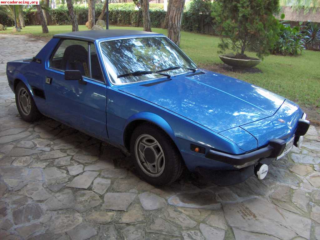 Vendo por traslado al extranjero fiat x1/9 regularidad perfe