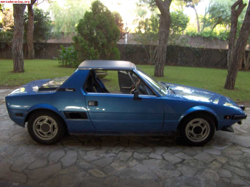 Vendo por traslado al extranjero fiat x1/9 regularidad perfe