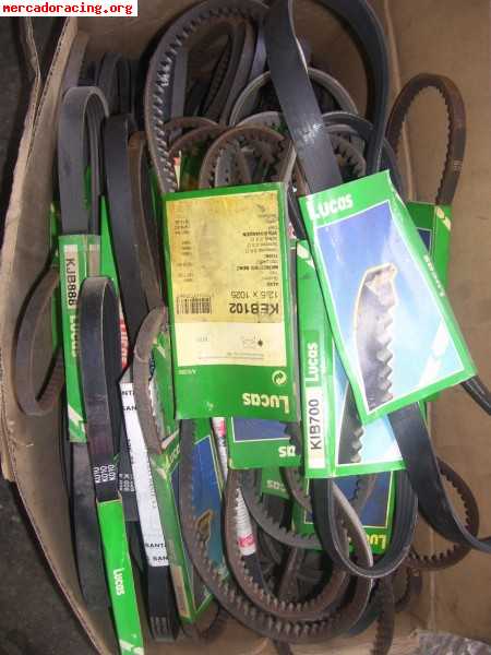 Vendo lote de correas