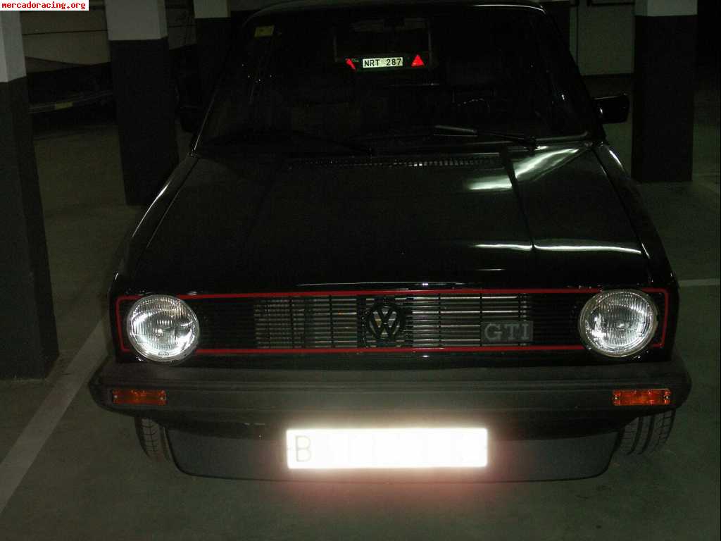 Vendo golf gti mk1 1.6 5 marchas    impecable!  todo origina