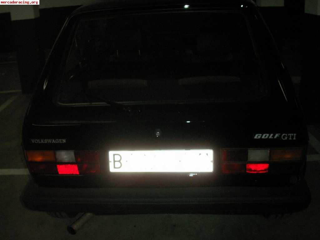 Vendo golf gti mk1 1.6 5 marchas    impecable!  todo origina