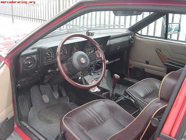 Interior en cuero para alfetta gtv