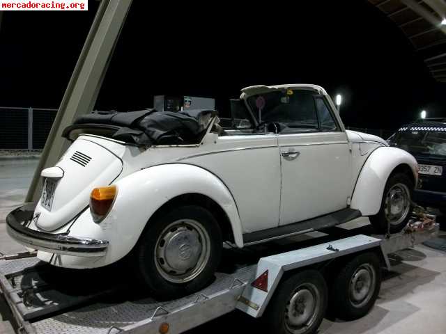 Vw escarabajo karmann cabrio de 1973..........3500 €