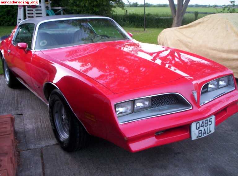 Pontiac firebird smokey and the bandit v8 5700cc