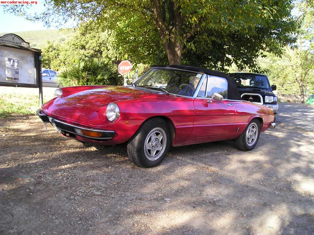 Se vende alfa romeo spider veloce año 82