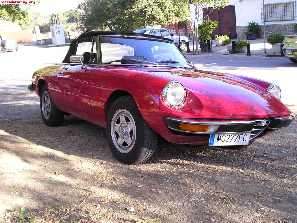 Se vende alfa romeo spider veloce año 82