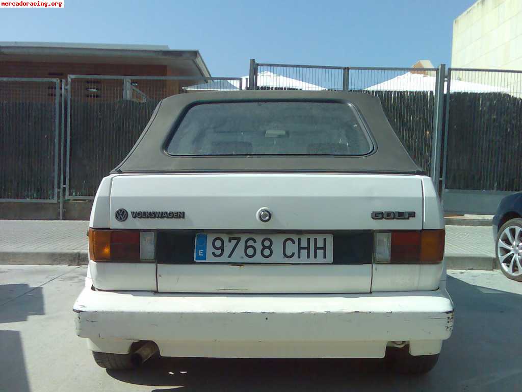 Golf cabrio 1.6 año 82 modelo karman