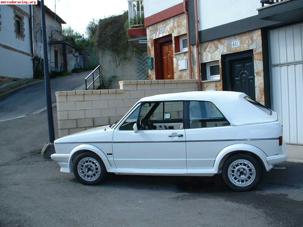 Se vende vw golf cabrio mk1 cuartet 112 cv