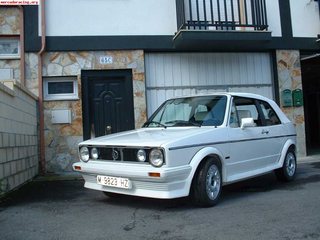 Se vende vw golf cabrio mk1 cuartet 112 cv
