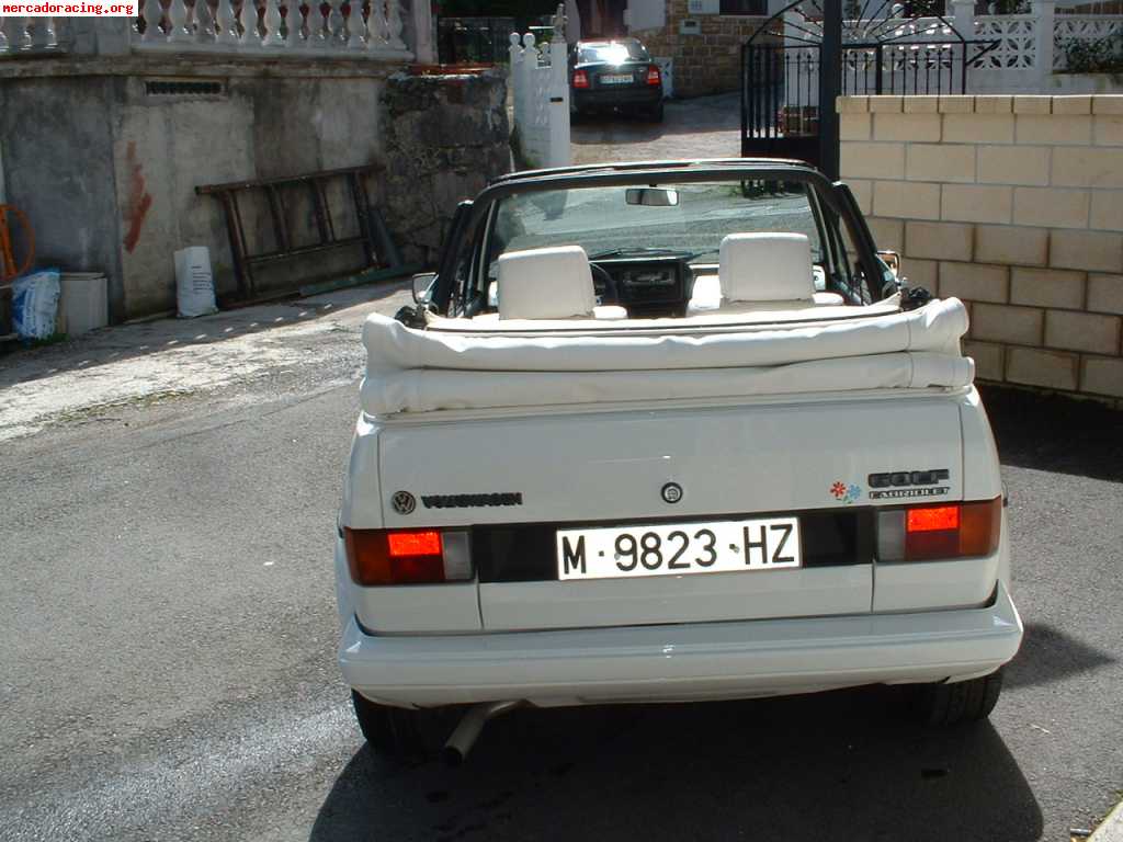 Se vende vw golf cabrio mk1 cuartet 112 cv
