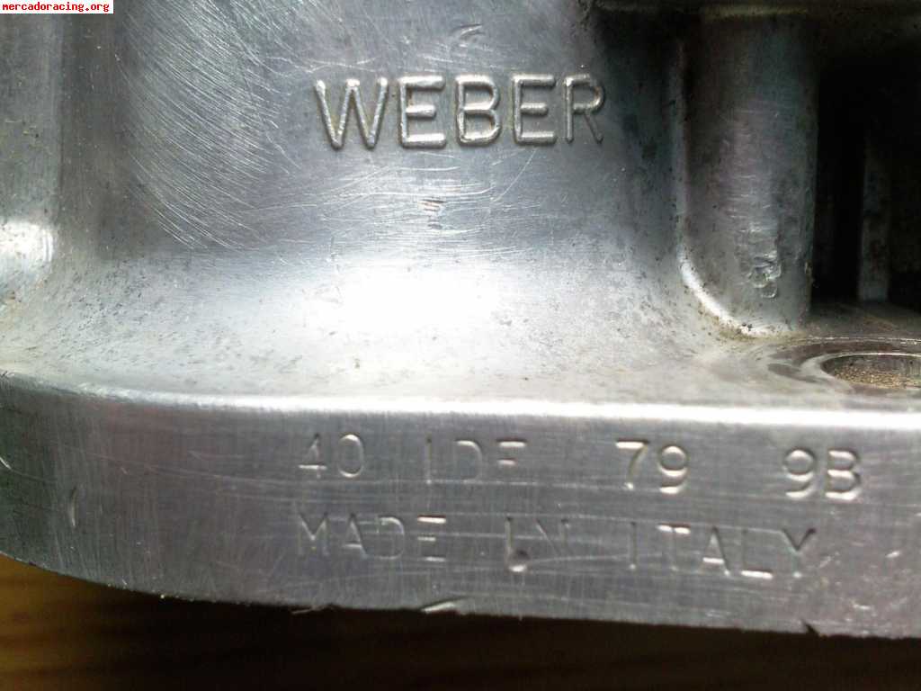Weber 40 idf  verticales