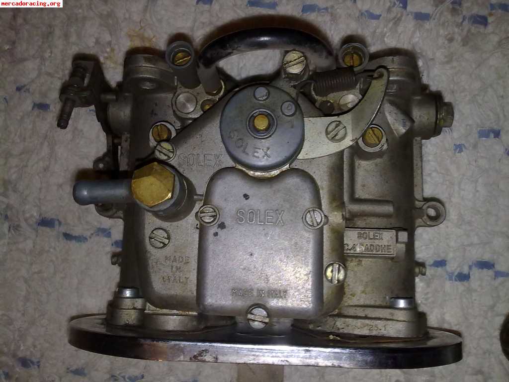 Vendo pareja de carburadores solex 45 (no weber, delhorto)