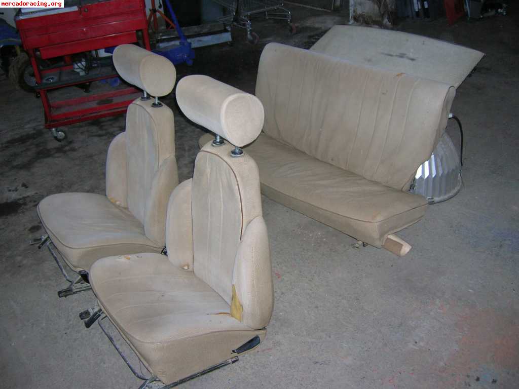 Vendo asientos y tapizados de r5 tx 