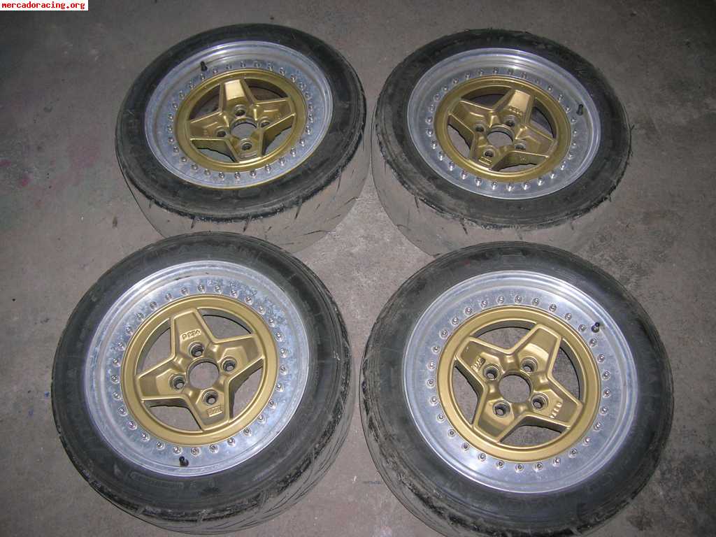 Llantas targa de 4 palos 15  de 4x100 (400€)