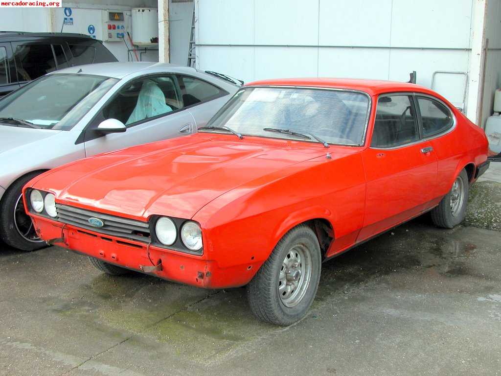 Ford capri del año 1974 color rojo fuego de origen. motor 13