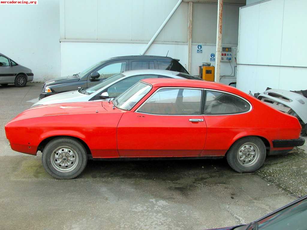 Ford capri del año 1974 color rojo fuego de origen. motor 13
