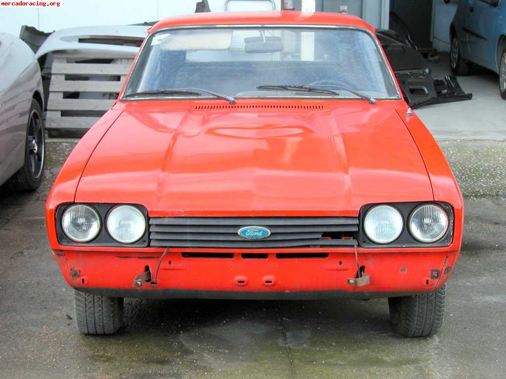 Ford capri del año 1974 color rojo fuego de origen. motor 13