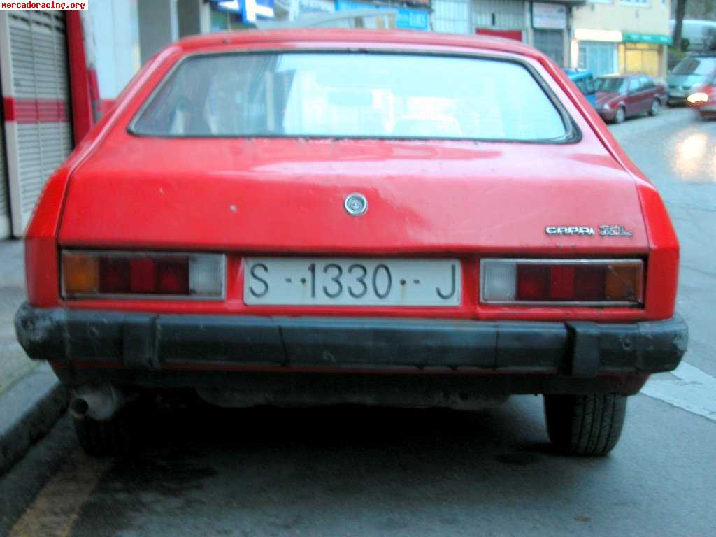 Ford capri del año 1974 color rojo fuego de origen. motor 13