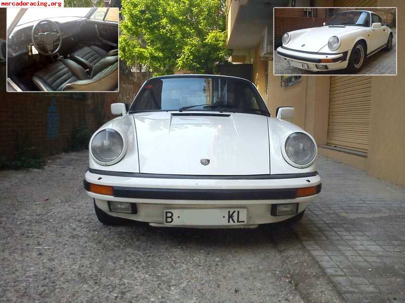 Porsche 911 sc carrera blanco de 1983, 3.2 cc. y 241 hp